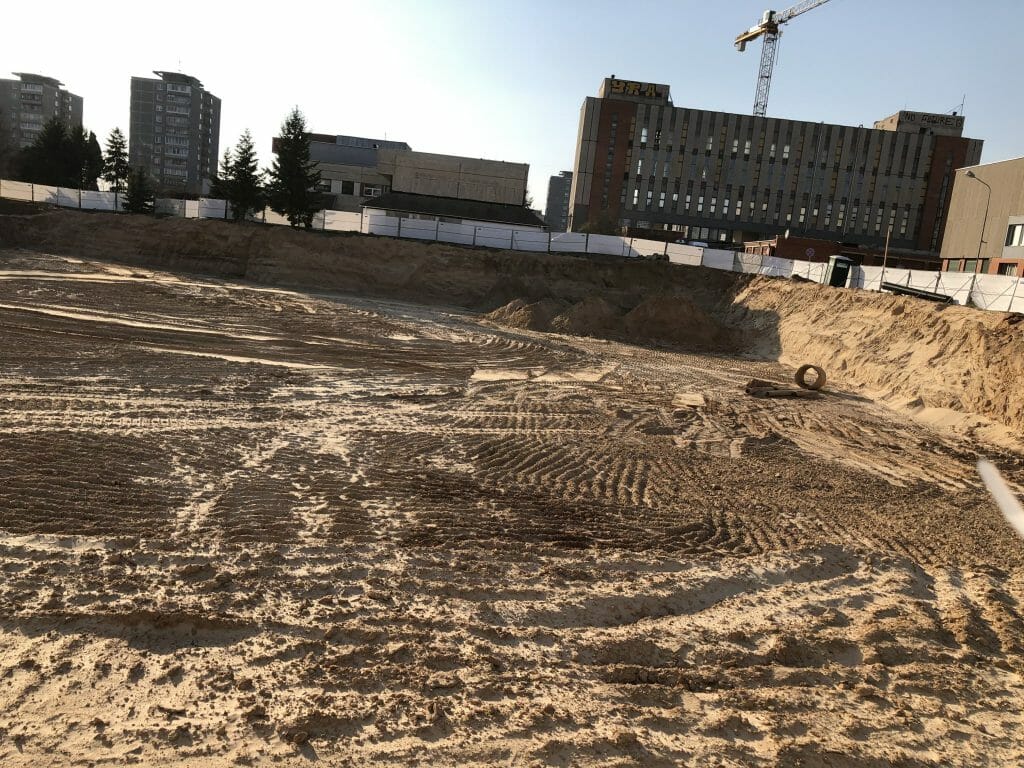 Viršuliškių stogai (Viršuliškių g. 38) - Multi apartment - construction photos