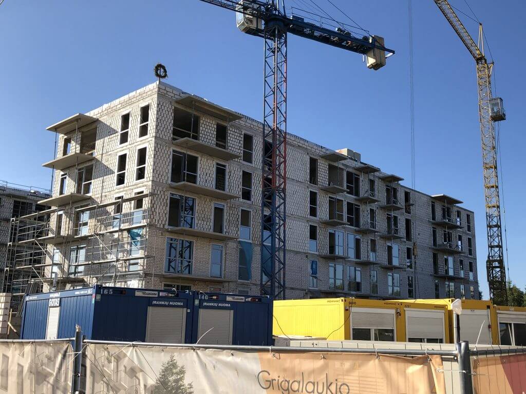 Grigalaukio dominija 3 etapas (Budiniškių g. 5) - Multi apartment - construction photos