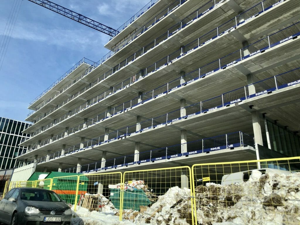 CORE (Ukmergės g. 126) - Office center - construction photos