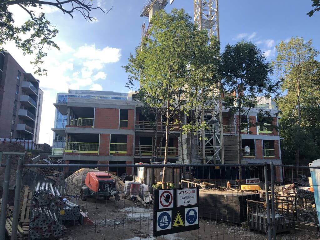 Naujoji Rivjera 2 etapas (Sporto g. 7) - Multi apartment - construction photos