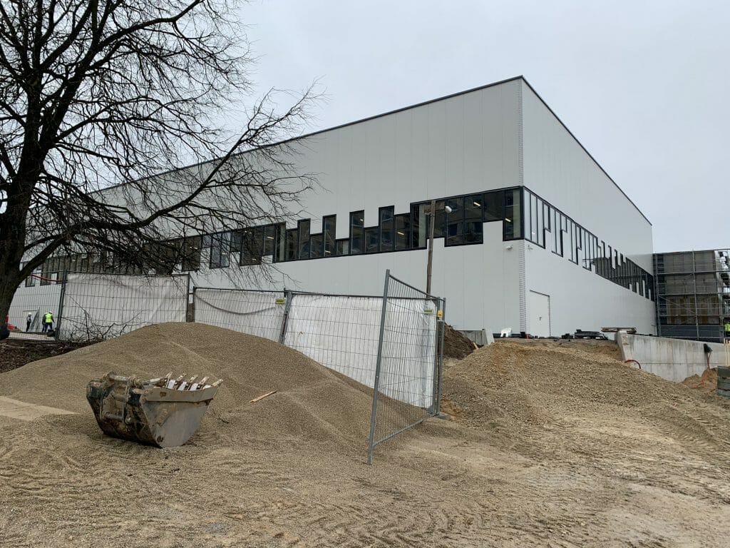 Žemynos progimnazijos sporto salė (Žemynos g. 14) - Sports arena - construction photos