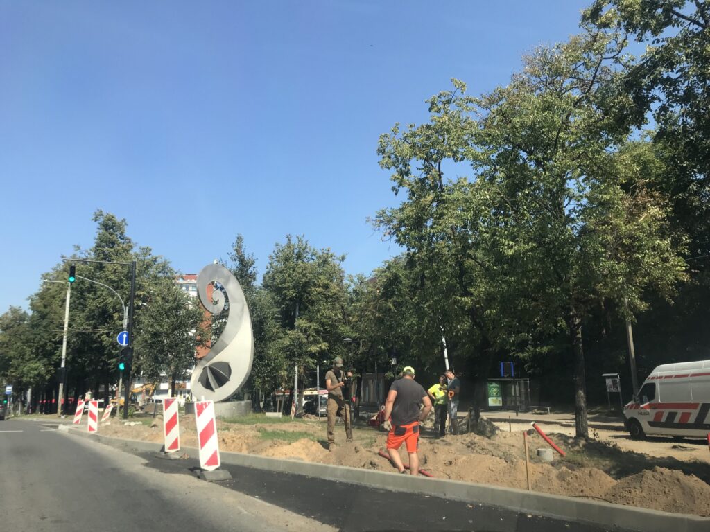 Dariaus ir Girėno g. dviračių takas (Dariaus ir Girėno g.) - Bike path - construction photos