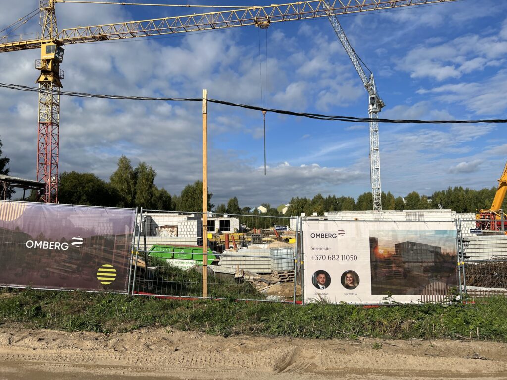 Vyšnios 1 etapas (Karaliaučiaus g. 25, 27) - Multi apartment - construction photos