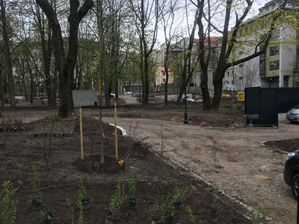 Reformatų parkas (Pylimo g.) - Parkas - statybų nuotraukos