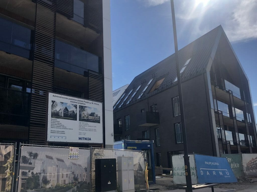 PAUPYS 7 etapas (Aukštaičių g. 19, Paupio g. 50) - Multi apartment - construction photos