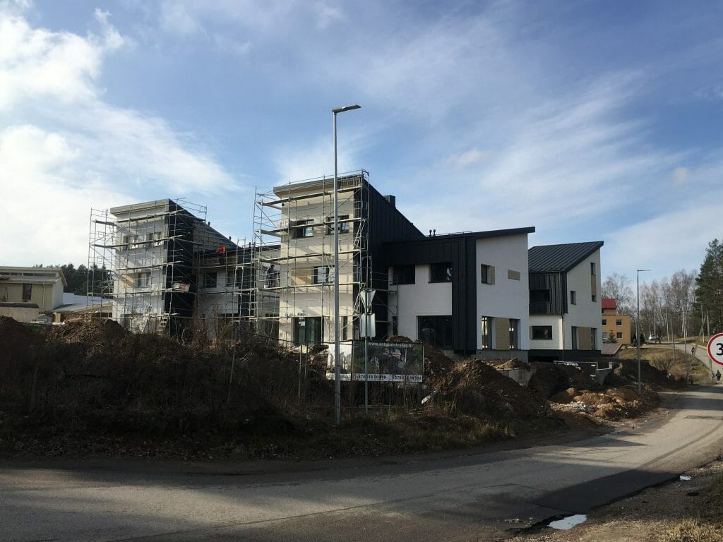 Antakalnio šilas (Pylimėlių g. 33) - Sublokuoti namai - statybų nuotraukos