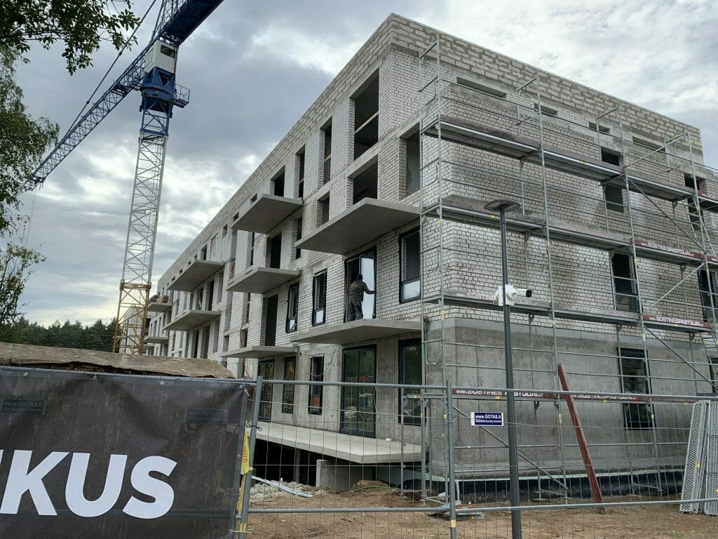 Lazdynėlių vingis 5-6 etapai (Žaibo g. 1, 3) - Multi apartment - construction photos