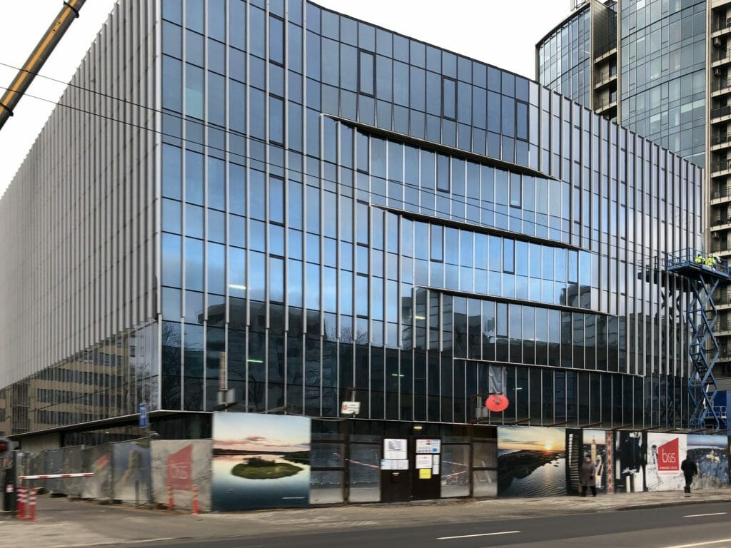 Wave (Savanorių pr. 5) - Office center - construction photos