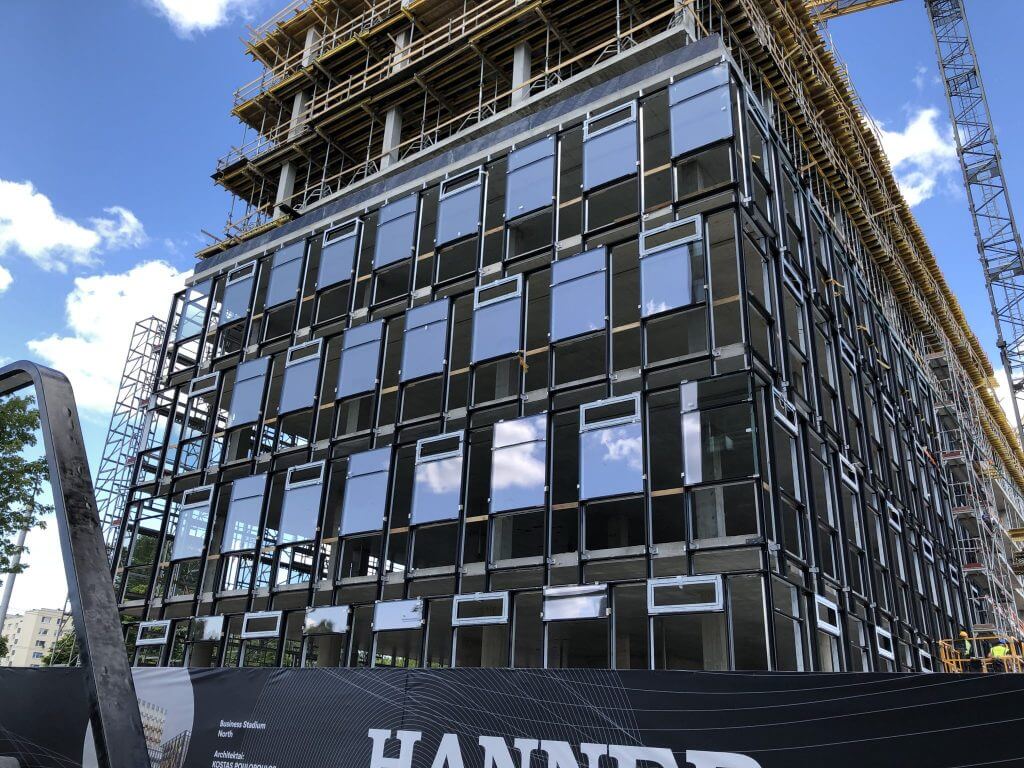 Business Stadium North (Rinktinės g. 3) - Verslo centras - statybų nuotraukos