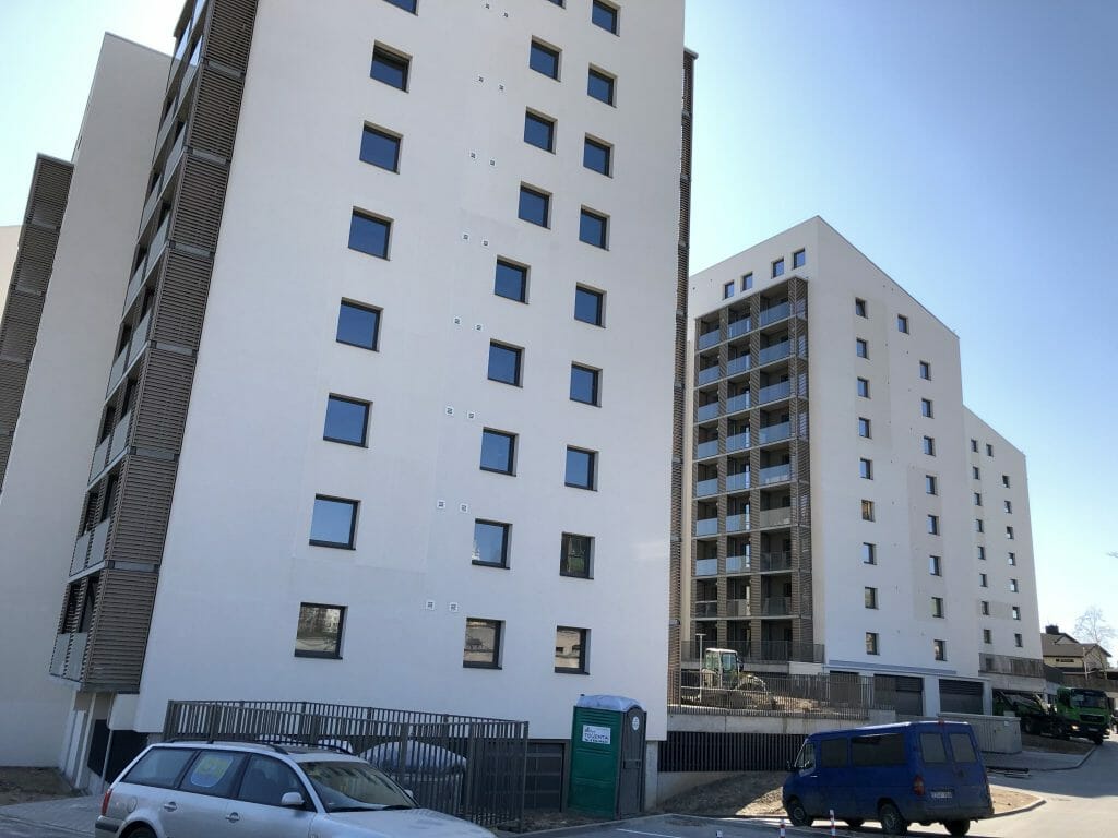 Žvėryno panoramos (Siesikų g. 14) - Multi apartment - construction photos