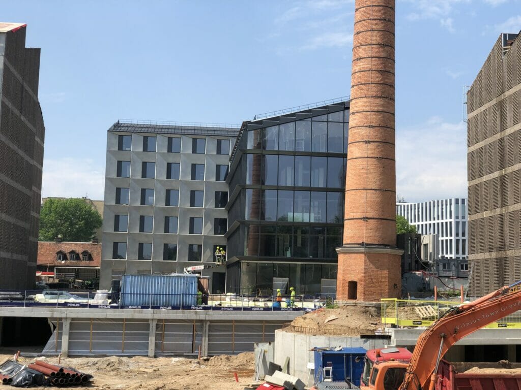 Cyber City 1 etapas (Švitrigailos g. 32) - Office center - construction photos