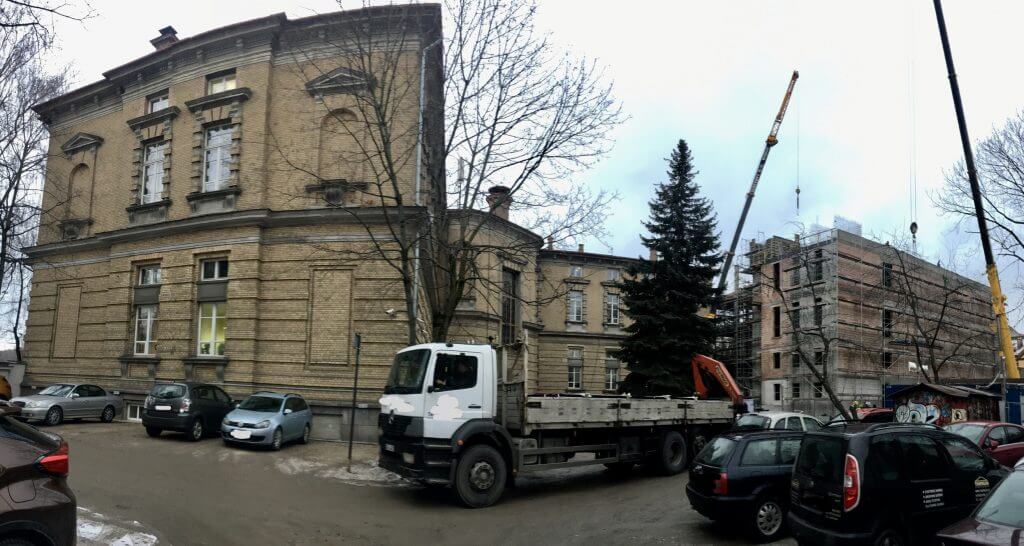 Vrublevskių bibliotekos rekonstrukcija (Žygimantų g. 1) - Library - construction photos