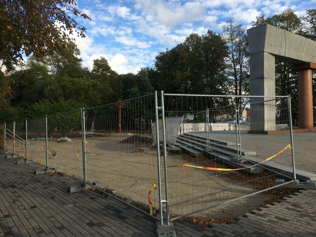 Danės krantinių rekonstrukcija (Danės g.) - Park - construction photos