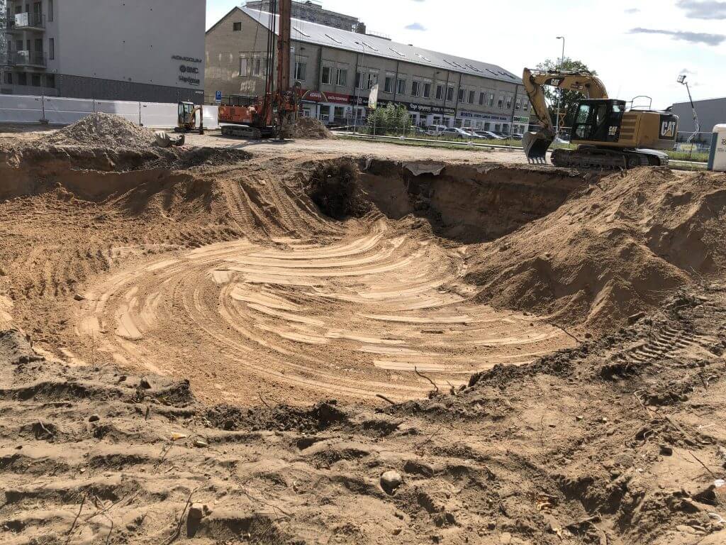 Žalgirio 94 (Žalgirio g. 94) - Office center - construction photos