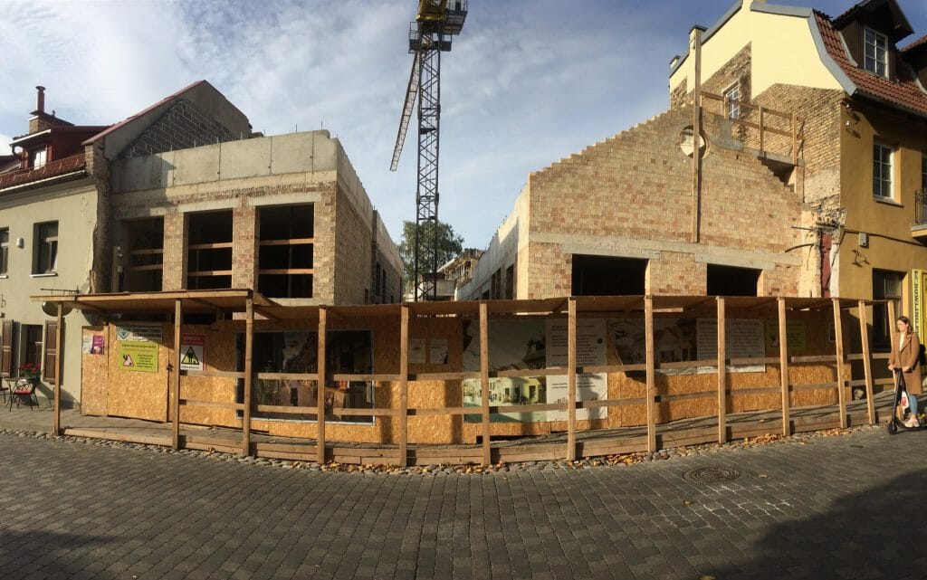 Užupio Mekas (Užupio g. 24) - Multi apartment, Non-food store - construction photos