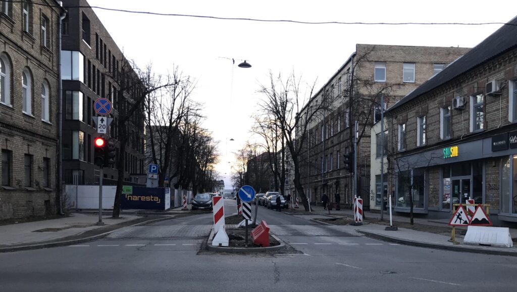 Ramaus eismo T. Ševčenkos g. (T. Ševčenkos g.) - Street - construction photos