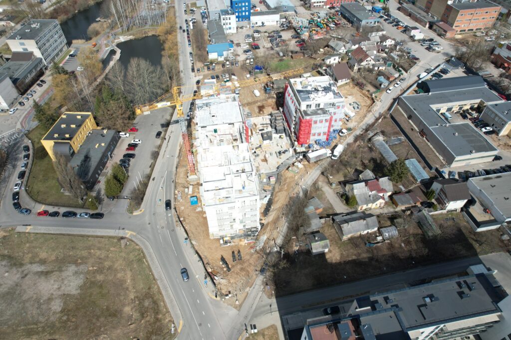 LINK TEN (Linkmenų g. 19) - Multi apartment - construction photos