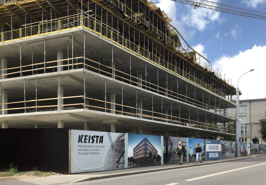 Uptown Park (Švitrigailos g. 13) - Office center - construction photos