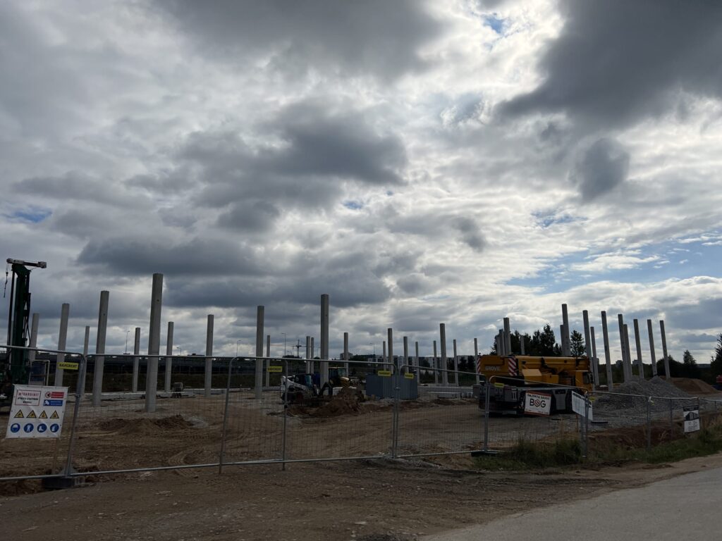 West Garden 1 etapas (Vakarinė g. 2) - Warehouse / Distribution center - construction photos