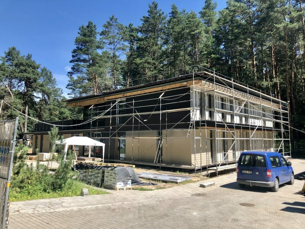 Garo fabrikas Pušyno kel. 25 (Pušyno kel. 25) - Viesnīca - būvdarbu attēli