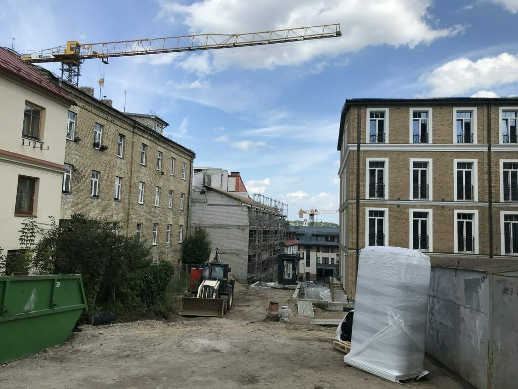 Lietuvos draudimo administracinis B10 (J. Basanavičiaus g. 10) - Multi apartment, Office center - construction photos