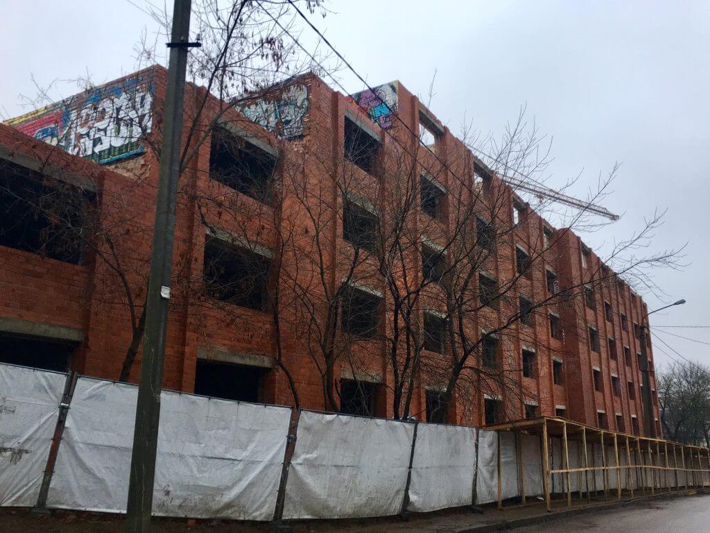 Sapiegų 19 (L. Sapiegos g. 19) - Multi apartment - construction photos