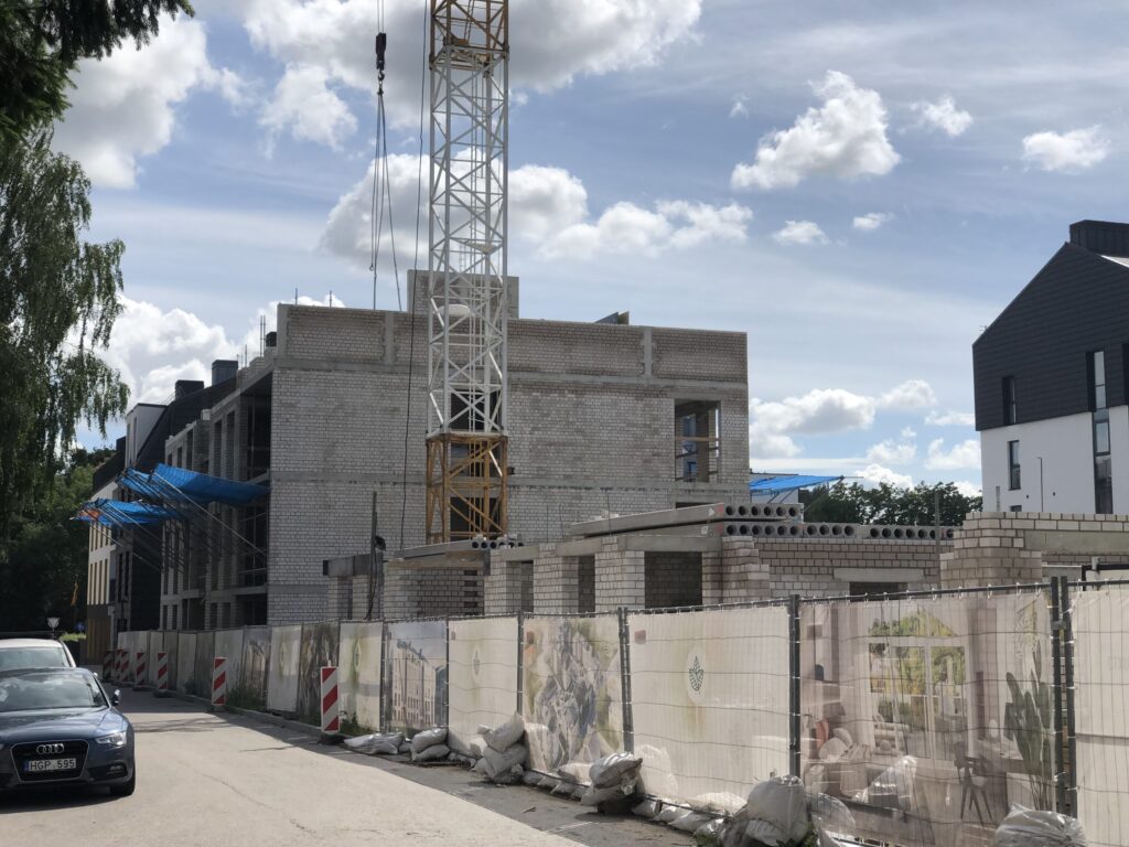 Parko namai 3 etapas (Krėvos g. 6) - Multi apartment - construction photos