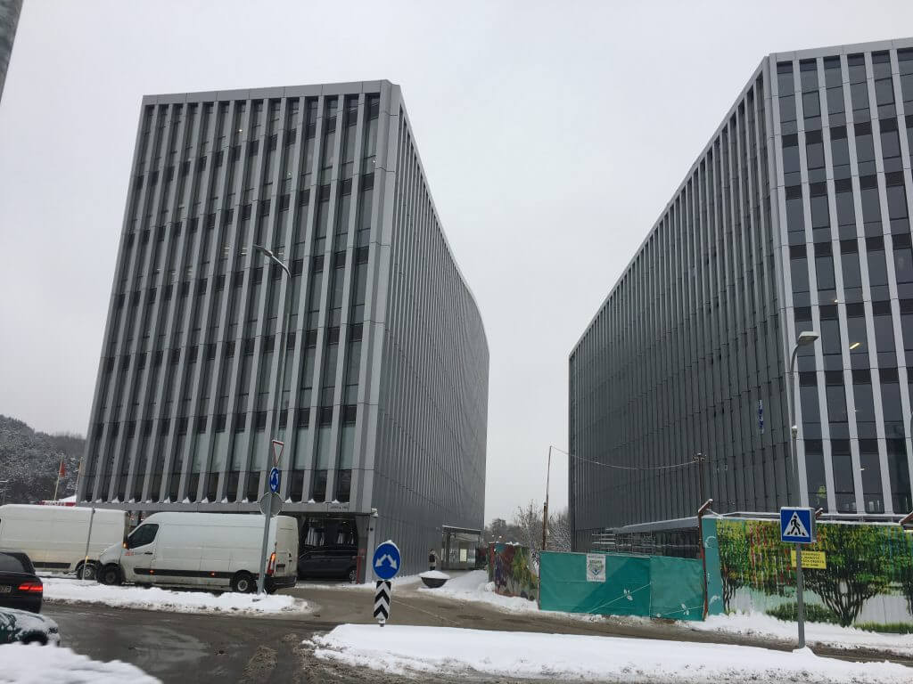 Park Town (Lvovo g. 105A) - Office center - construction photos