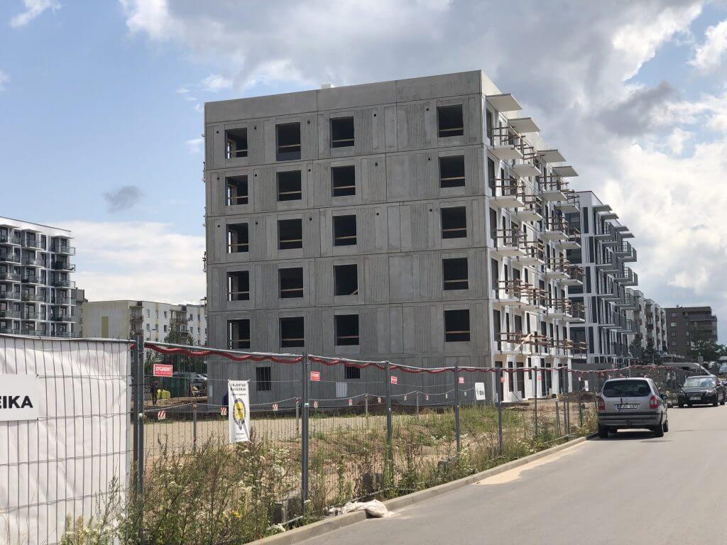 Karaliaučiaus kvartalas (Karaliaučiaus g. 7B) - Multi apartment - construction photos