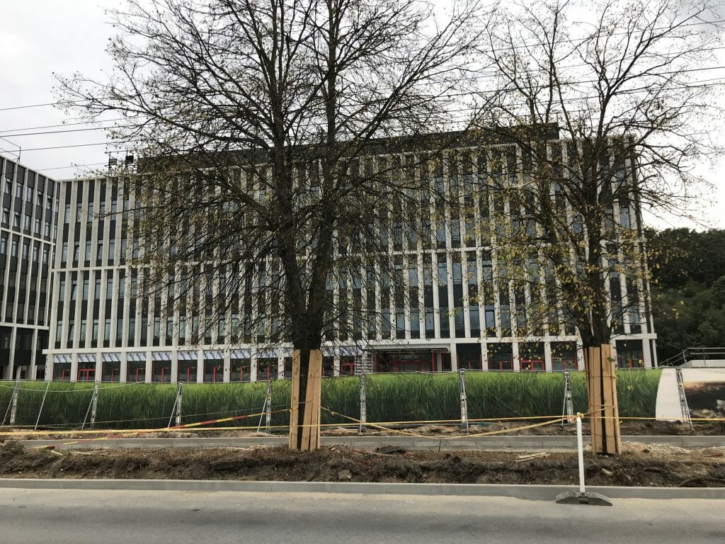 Business Garden Vilnius 1 etapas (Laisvės pr. 10) - Office center - construction photos