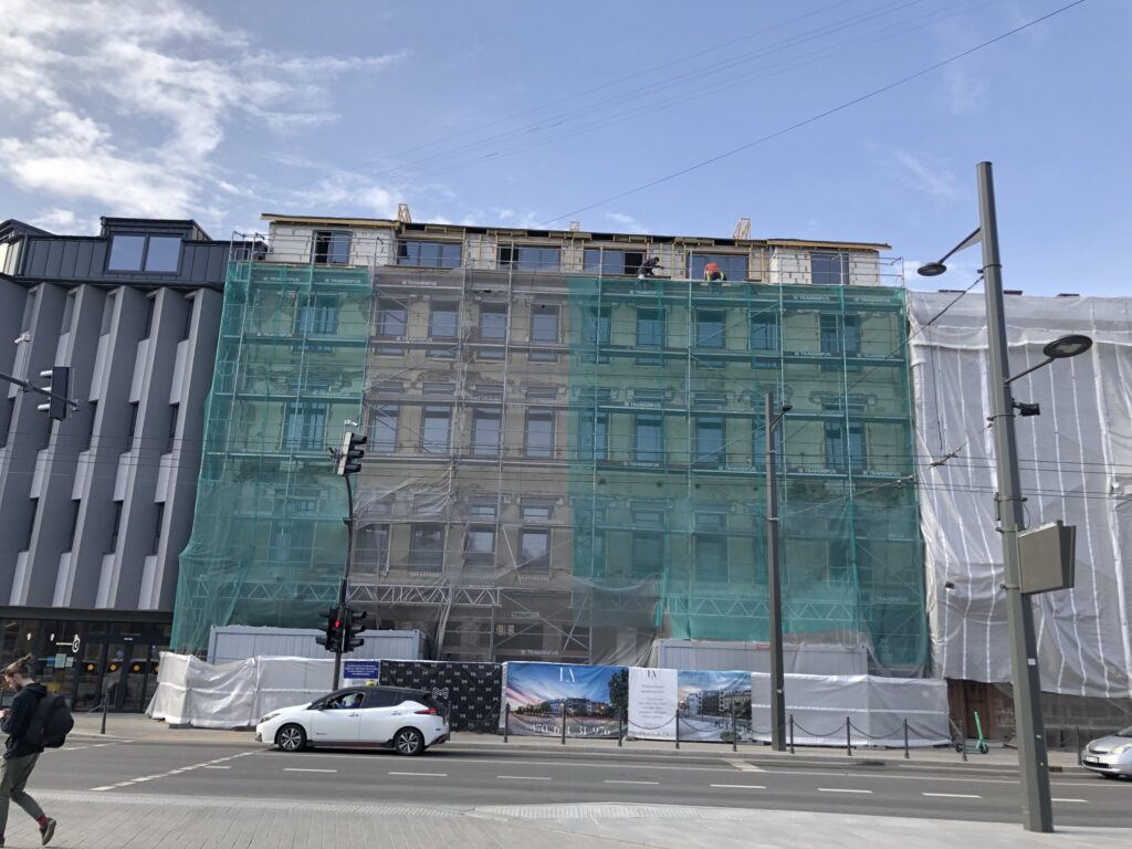 LA AVENUE (E. Ožeškienės g. 3) - Multi apartment - construction photos