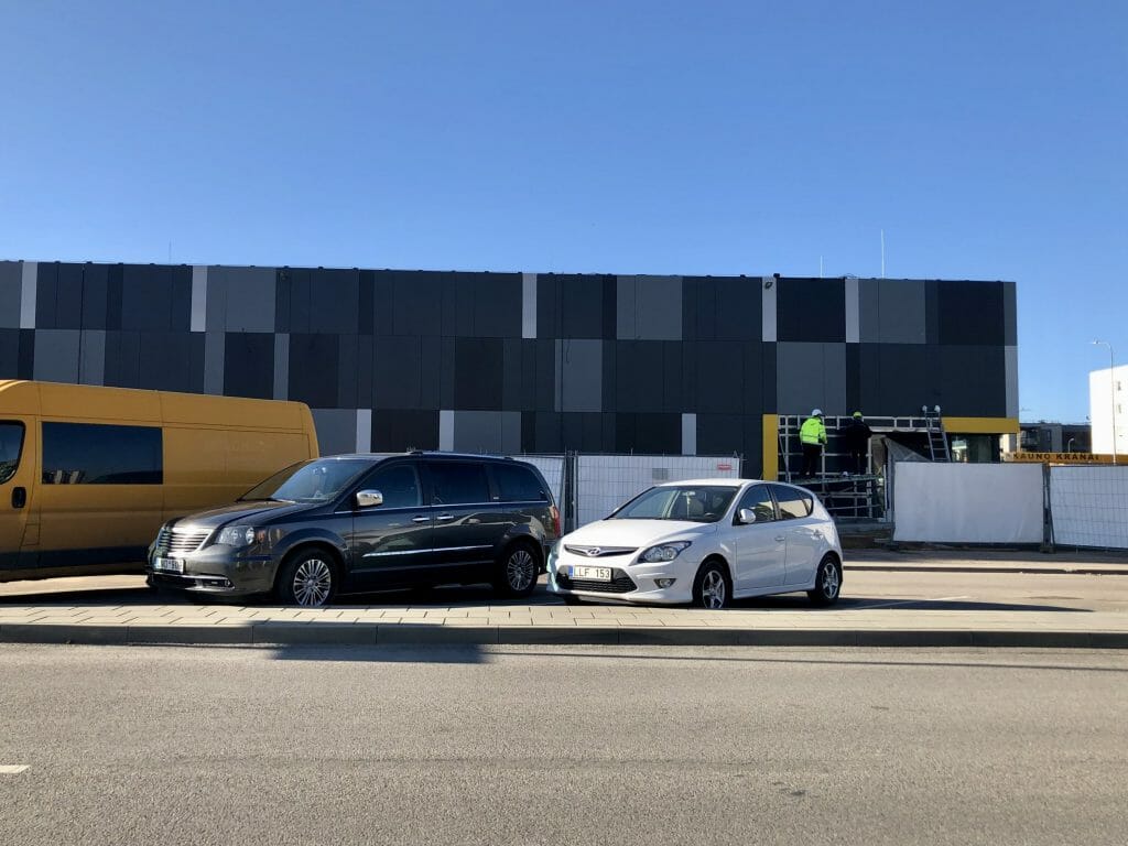 IKI Karaliaučiaus g. (Karaliaučiaus g. 9A) - Food store - construction photos