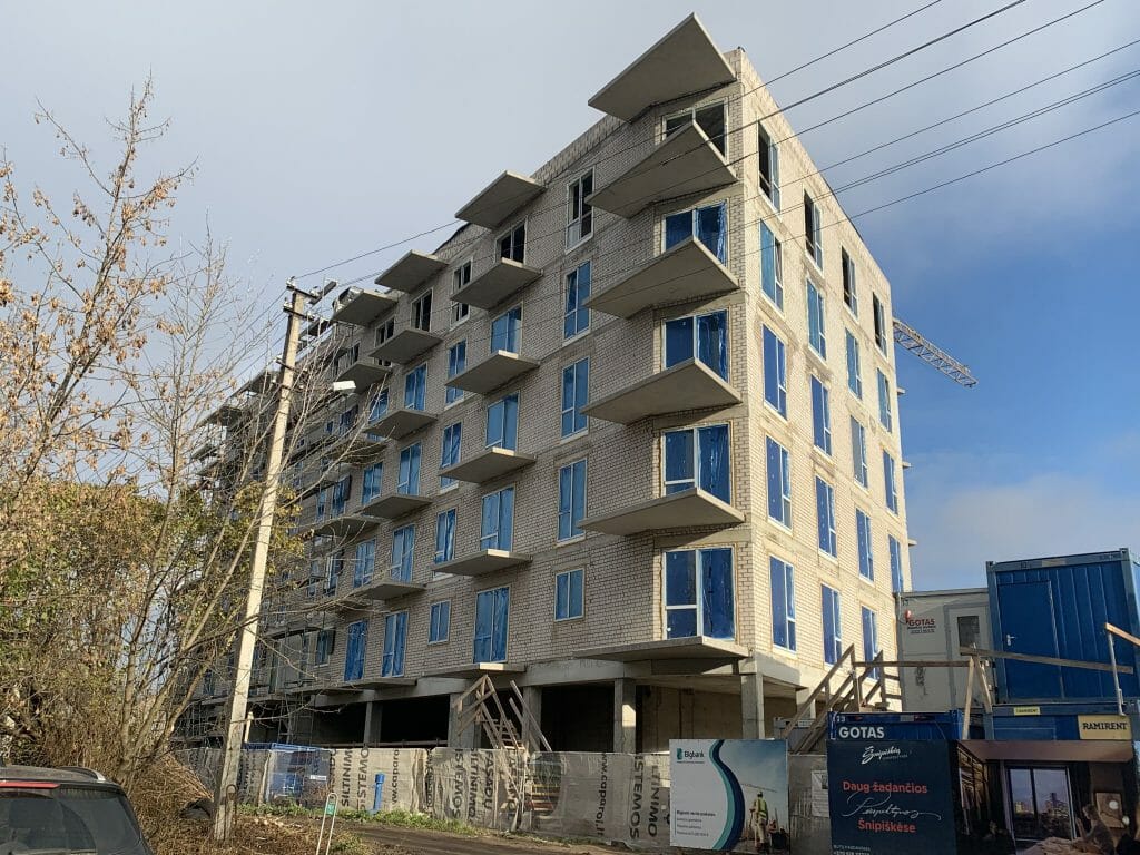 Šnipiškių perspektyvos (Šatrijos g. 1) - Multi apartment - construction photos