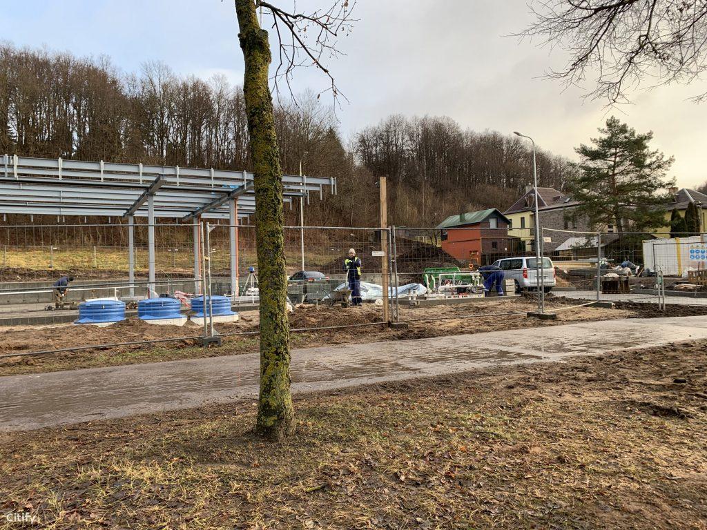 EMSI Jonavos g. (Jonavos g. 292B) - Benzīntanks - būvdarbu attēli