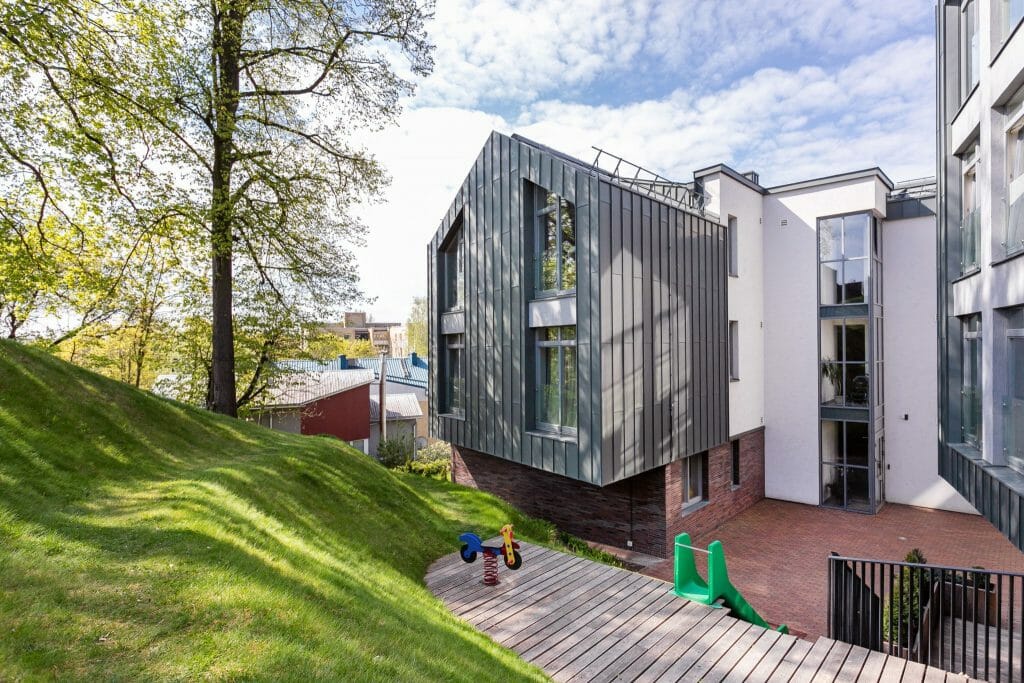 Kreivasis 5 (Kreivasis skg. 5) - Daugiabutis - statybų nuotraukos