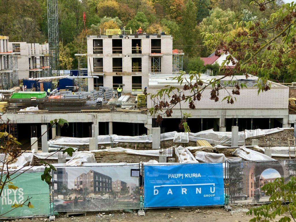 PAUPYS 7 etapas (Aukštaičių g. 19, Paupio g. 50) - Multi apartment - construction photos