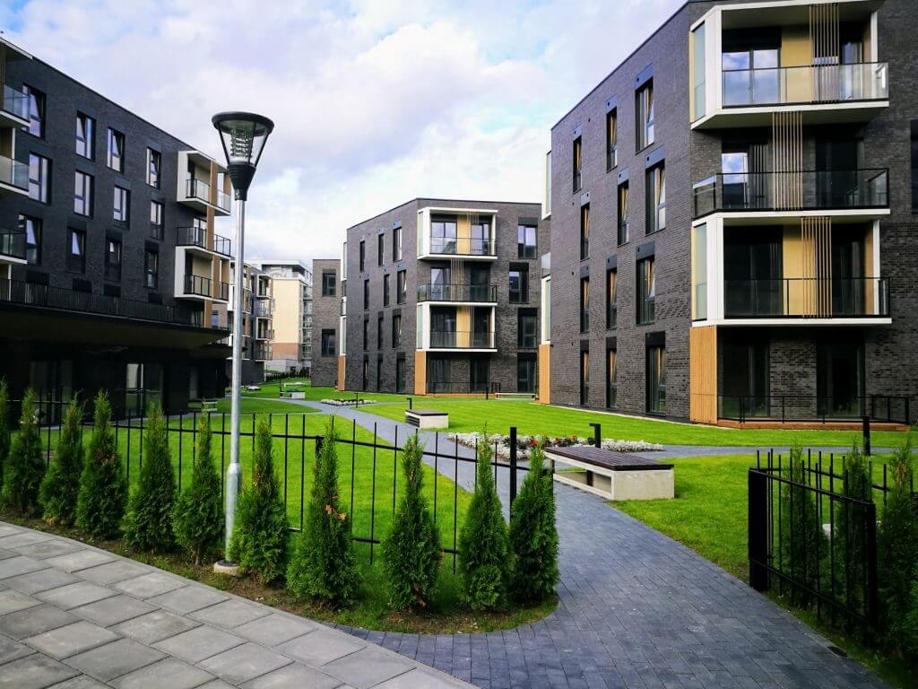 Pilies apartamentai (Olimpiečių g. 3) - Multi apartment - construction photos