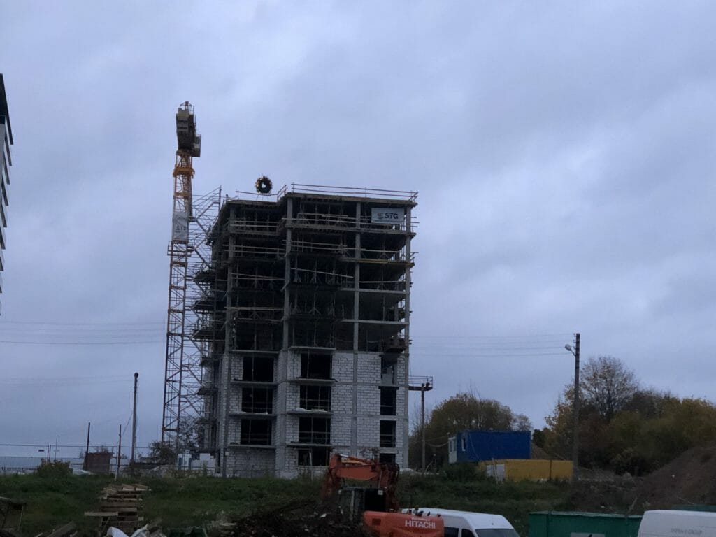 S15 (Spaudos g. 15) - Multi apartment - construction photos