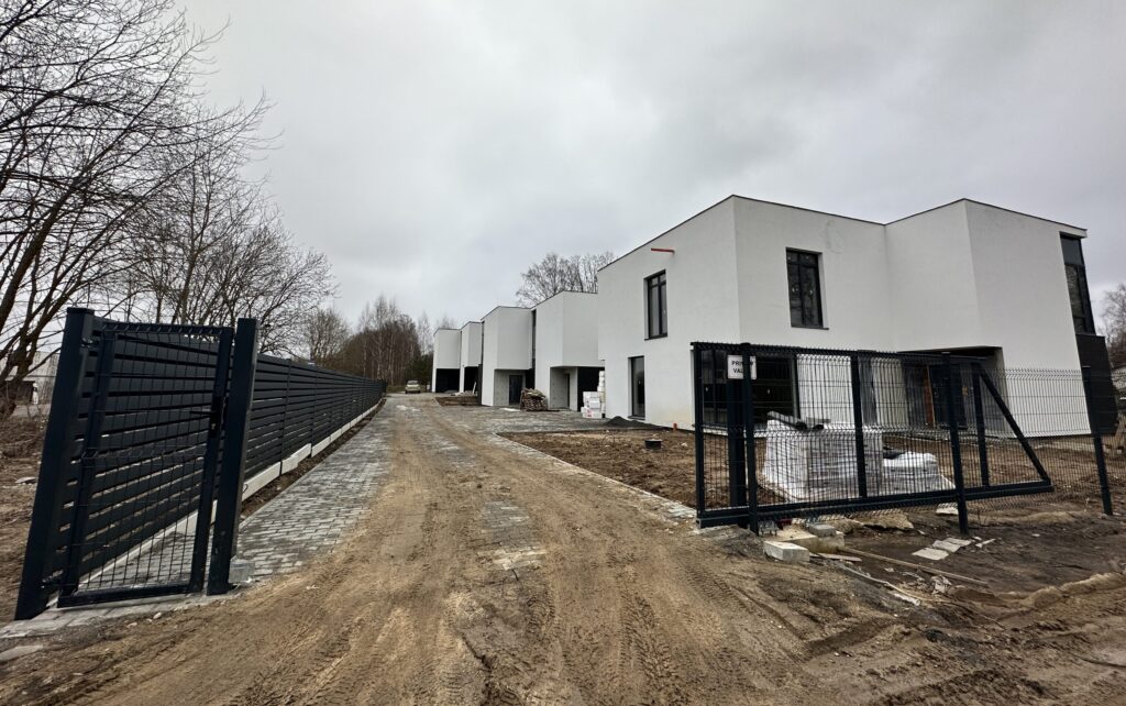 Rokantiškių namai (Rokantiškių g. 4E) - Row housing - construction photos