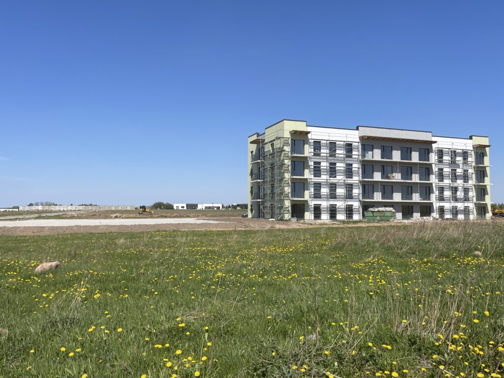 Padangės slėnis 1 etapas (Arimų g. 25) - Multi apartment - construction photos