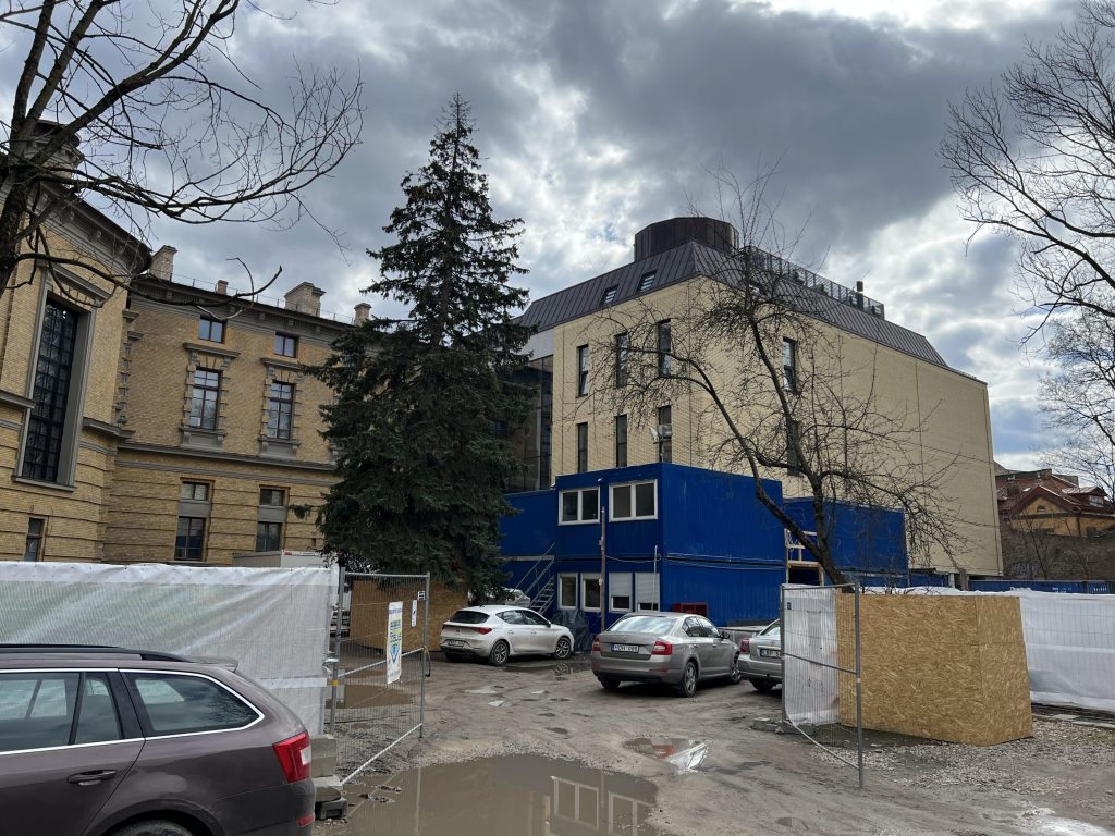 Vrublevskių bibliotekos rekonstrukcija (Žygimantų g. 1) - Library - construction photos