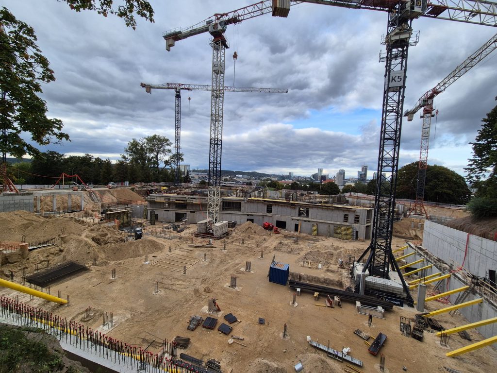 Nacionalinė koncertų salė "Tautos namai" (V. Mykolaičio-Putino g. 5) - Concert hall - construction photos