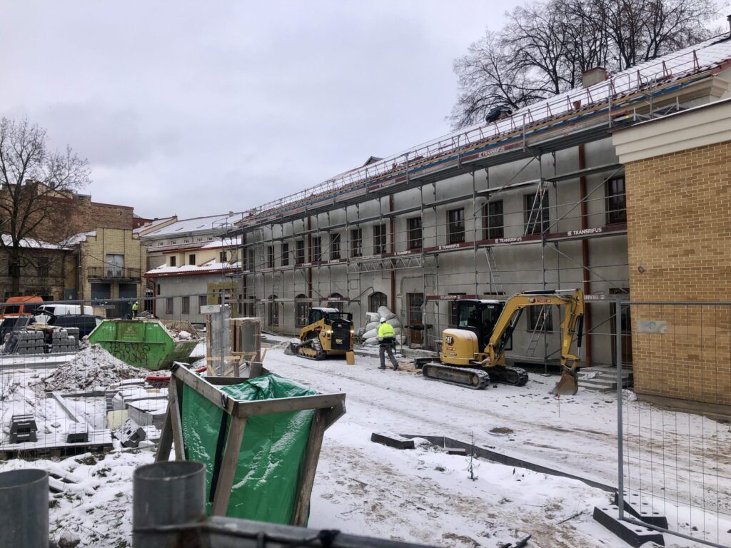 Lietuvos teatro, muzikos ir kino muziejaus plėtra (Vilniaus g. 41B) - Museum - construction photos