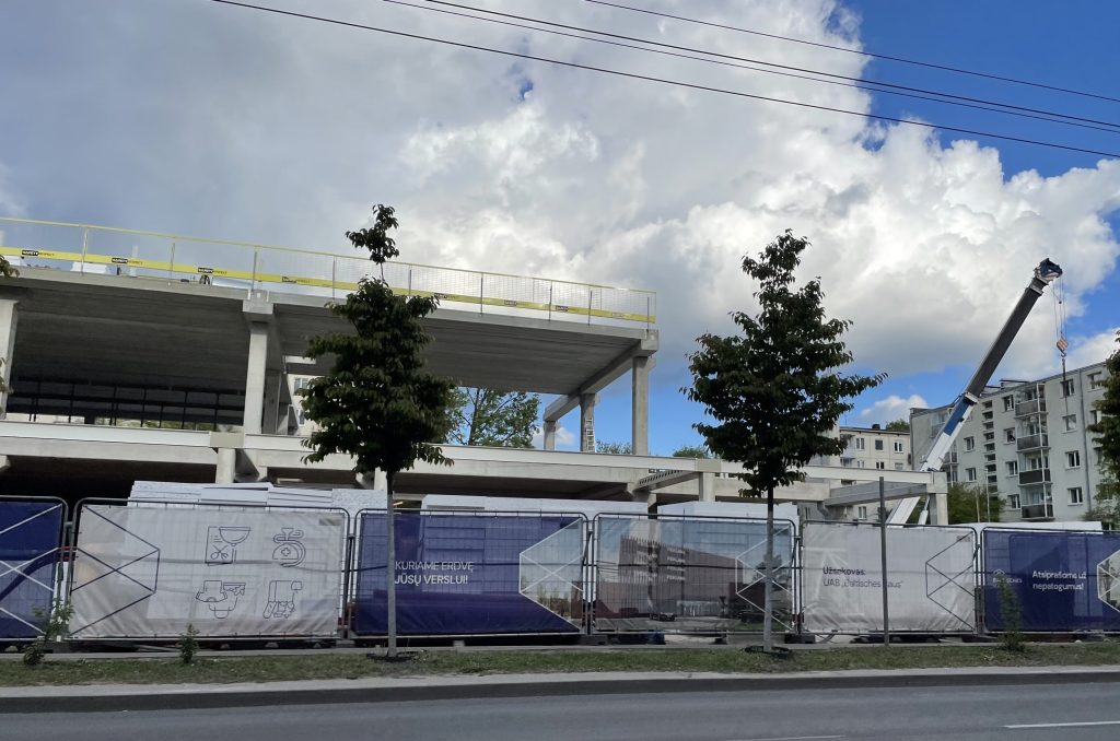 IKI Antakalnio g. 71 (Antakalnio g. 71) - Food store - construction photos