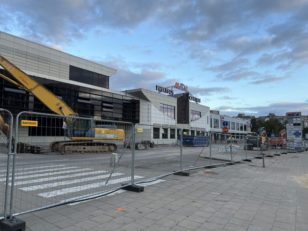 PC Mada rekonstrukcija (Viršuliškių g. 40, 42) - Shopping center - construction photos