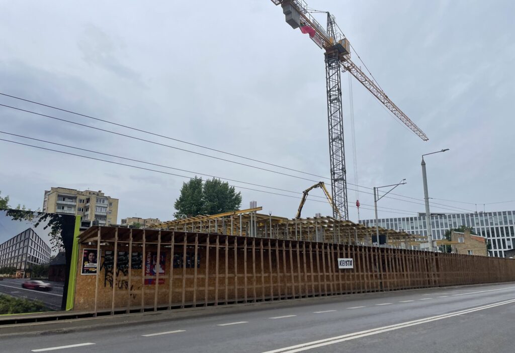 Uptown Park 2 (Švitrigailos g. 19, 21, 23) - Office center - construction photos
