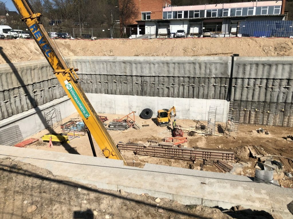 CORE (Ukmergės g. 126) - Office center - construction photos