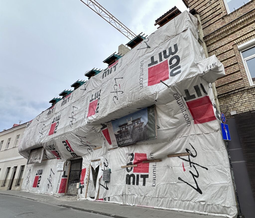 Totorių sodas (Totorių g. 13) - Multi apartment - construction photos