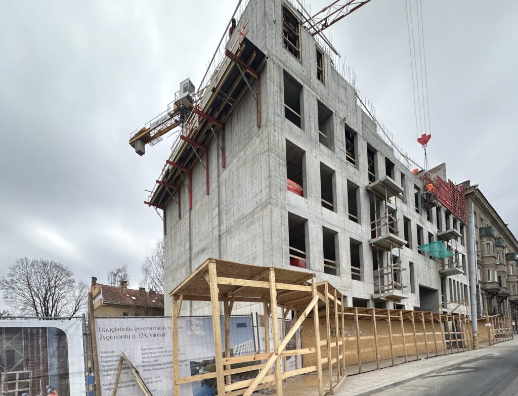Bellini (Žygimantų g. 13) - Multi apartment - construction photos