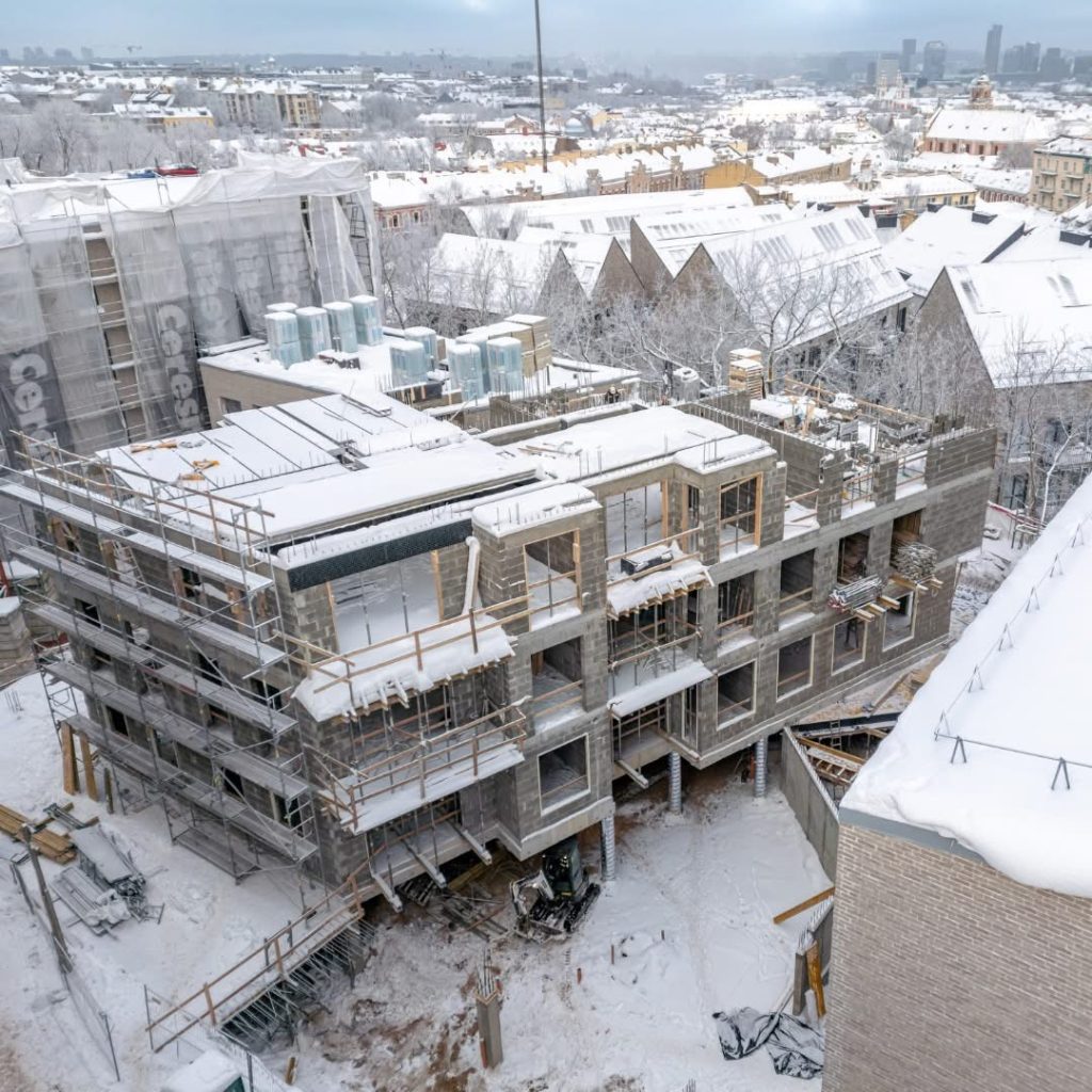 Senamiesčio sodai 2 etapas (Seinų g. 4) - Multi apartment - construction photos